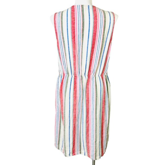 Old Navy Linen Blend Striped Dress - XL - Picture 6 of 8